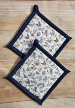 Load image into Gallery viewer, Pot Holders - Hens and Henhouses