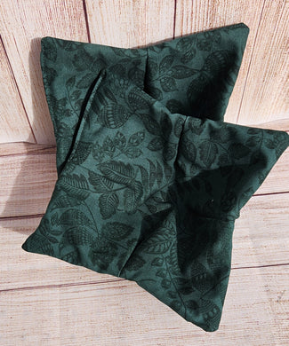 Bowl Cozies - Green with Black Leaves