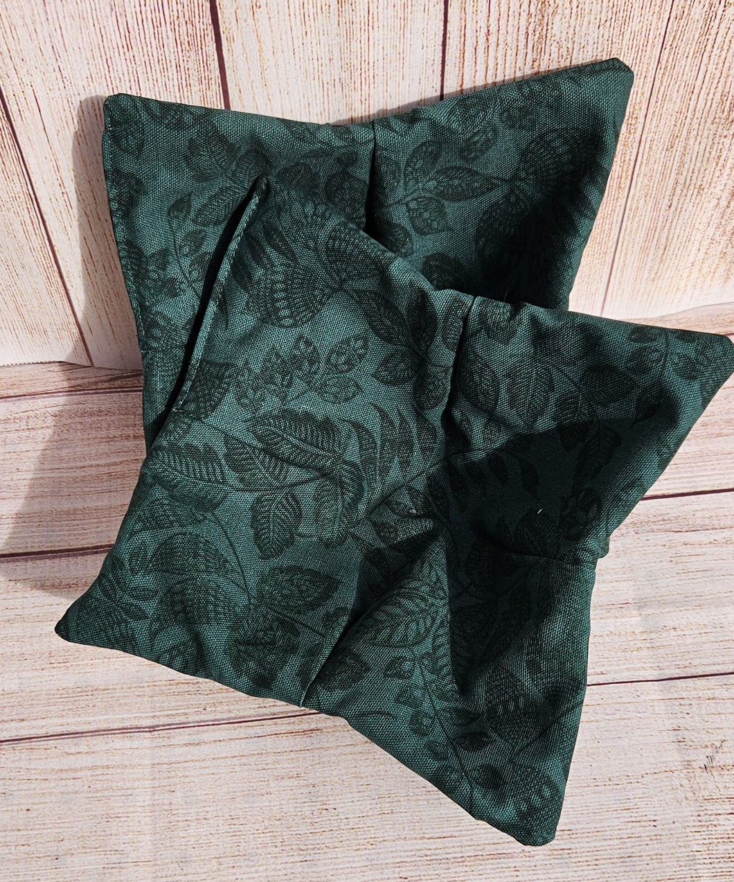 Bowl Cozies - Green with Black Leaves