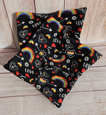 Bowl Cozies - Love and Rainbows