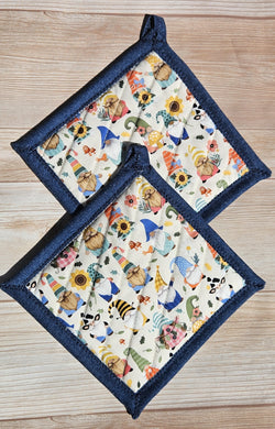 Pot Holders - Calico Gnomes