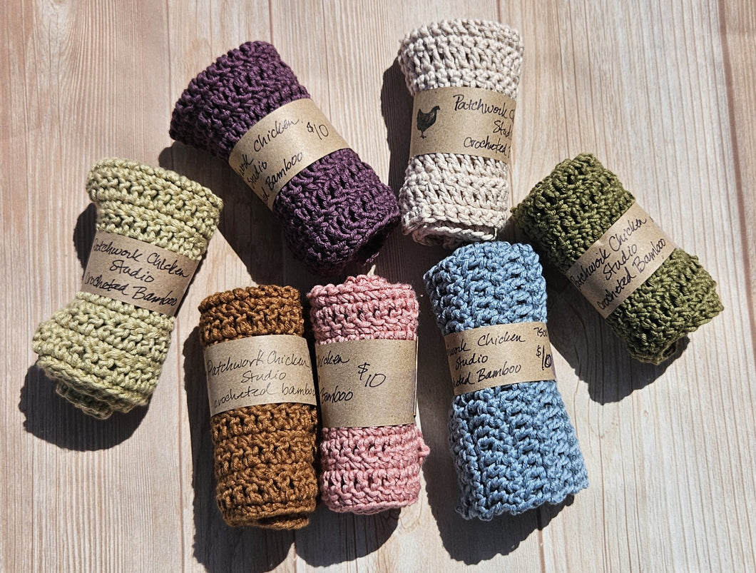 Crocheted Bamboo Dishcloth
