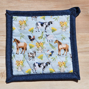 Pot Holders - Farm Animals