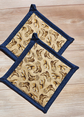Pot Holders - Cowboy Boots and Hats