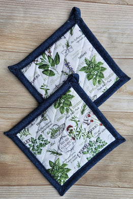 Pot Holders - Herbs