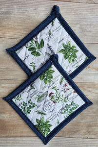 Pot Holders - Herbs