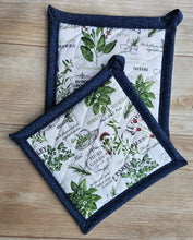 Load image into Gallery viewer, Pot Holders - Herbs