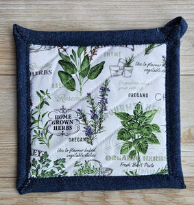 Pot Holders - Herbs