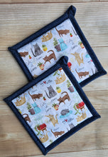 Load image into Gallery viewer, Pot Holders - Cats and Plants