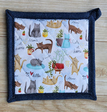 Load image into Gallery viewer, Pot Holders - Cats and Plants