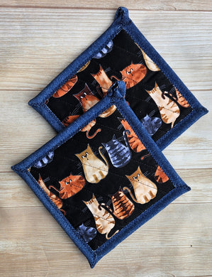 Pot Holders - Fat Cats