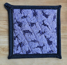 Load image into Gallery viewer, Pot Holders - Purple Elk