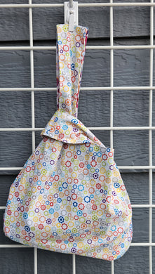 Large Knot Tote - Rainbow Gears