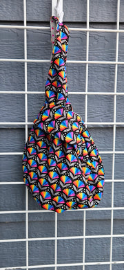 Large Knot Tote - Rainbow Bloom
