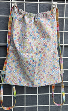 Load image into Gallery viewer, Cotton Drawstring Tote - Rainbow Gears
