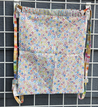 Load image into Gallery viewer, Cotton Drawstring Tote - Rainbow Gears
