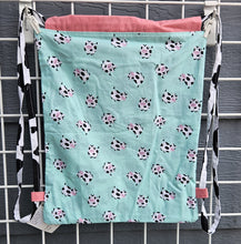 Load image into Gallery viewer, Cotton Drawstring Tote - Cows