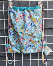 Load image into Gallery viewer, Cotton Drawstring Tote - Rainbow Dogs