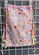 Load image into Gallery viewer, Cotton Drawstring Tote - Pink Candy