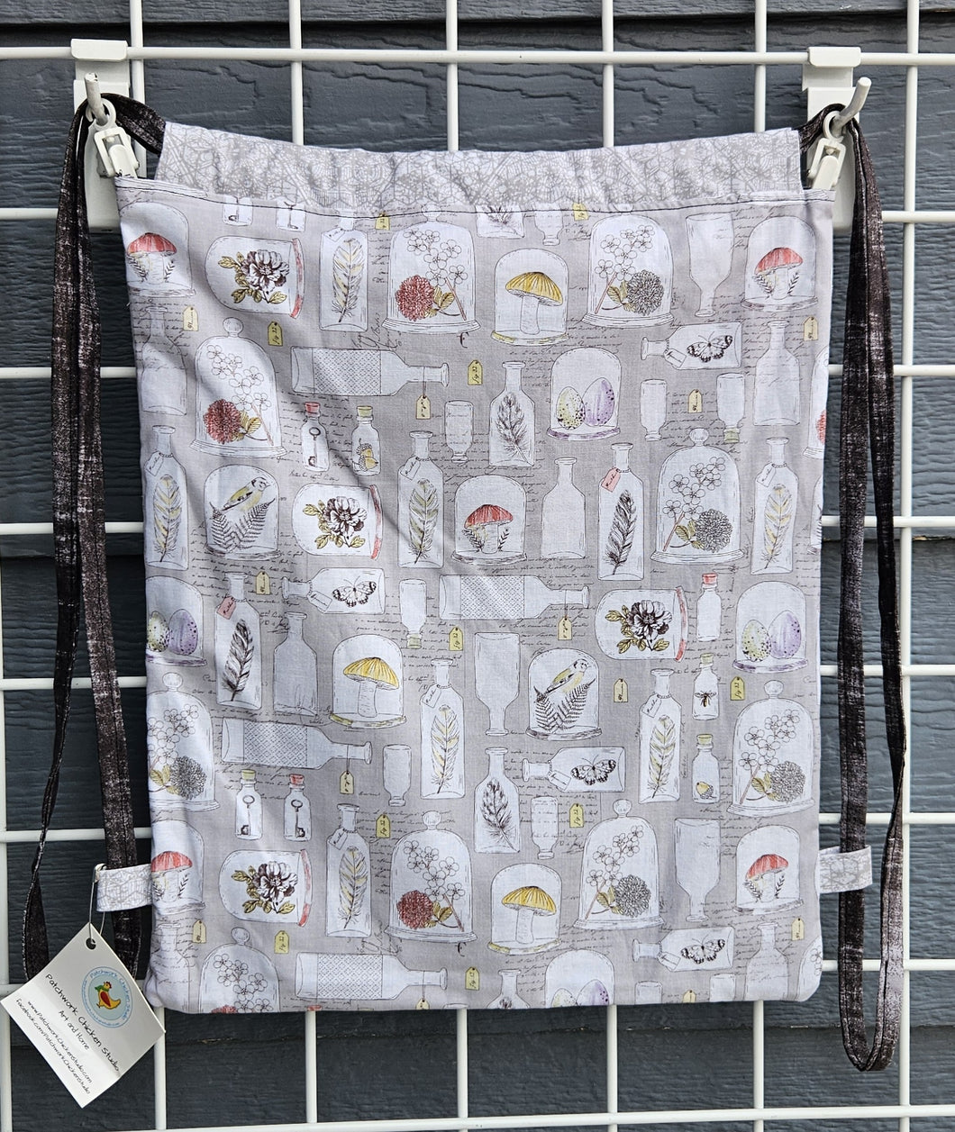 Cotton Drawstring Tote - Delicate Apothecary