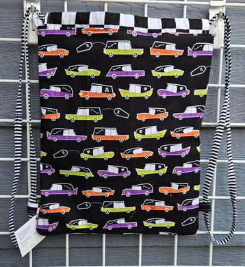 Cotton Drawstring Tote - Hearses