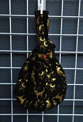 Large Knot Tote - Gold Witchy