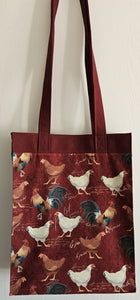 Large Market Tote with Pocket - Le Poulet