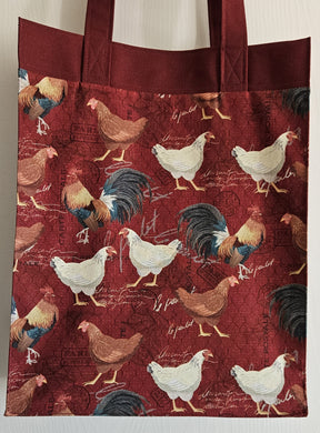 Large Market Tote with Pocket - Le Poulet