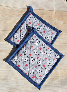 Pot Holders - I Woof You