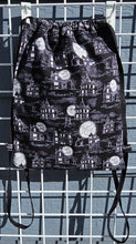 Load image into Gallery viewer, Cotton Drawstring Tote - Night Houses