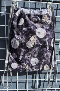 Cotton Drawstring Tote - Ouija Moon