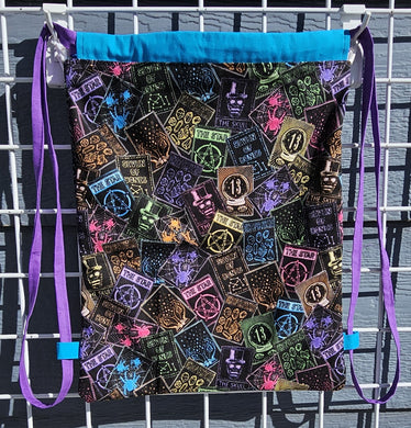 Cotton Drawstring Tote - Tarot Cards IV
