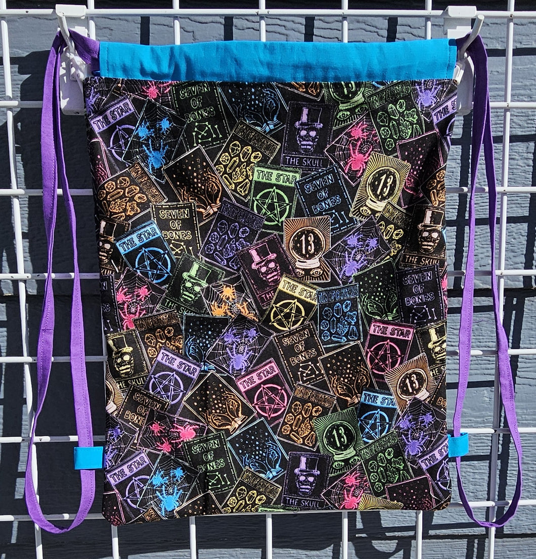 Cotton Drawstring Tote - Tarot Cards IV