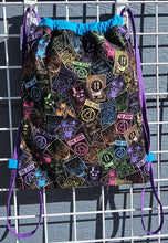 Load image into Gallery viewer, Cotton Drawstring Tote - Tarot Cards IV
