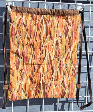 Cotton Drawstring Tote - Harvest