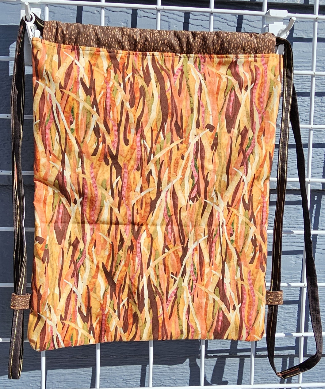 Cotton Drawstring Tote - Harvest