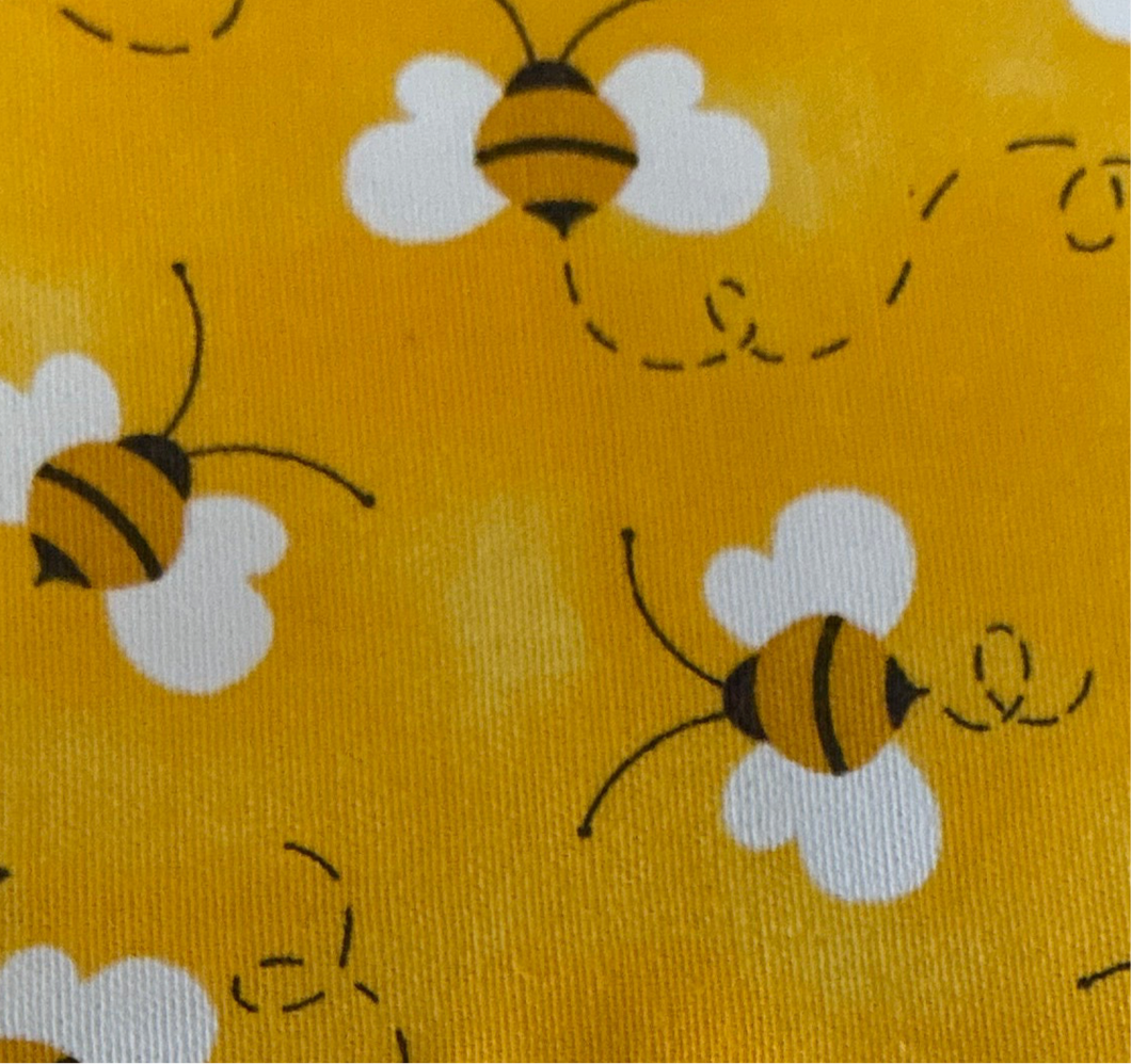 Tortilla Warmer - Bees on Yellow