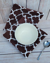 Load image into Gallery viewer, Bowl Cozies - Brown Geometric