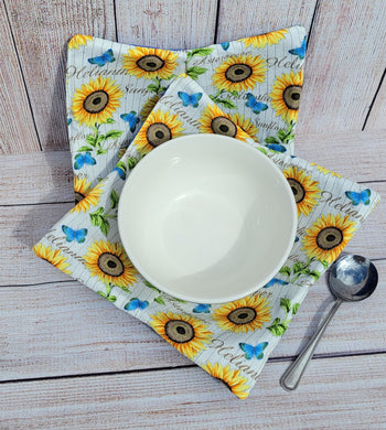 Bowl Cozies - Sunflowers