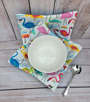 Bowl Cozies - Flamingos