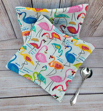 Load image into Gallery viewer, Bowl Cozies - Flamingos