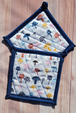 Load image into Gallery viewer, Pot Holders - Whimsical Mushrooms