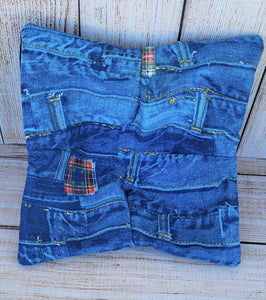 Bowl Cozies - Distressed Denim Jeans