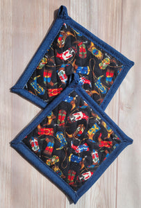 Pot Holders - Boot-Scootin' Cowboy Boots