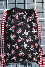 Load image into Gallery viewer, Cotton Drawstring Tote - Jolly Roger