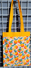 Load image into Gallery viewer, Large Market Tote with Pocket - Oranges