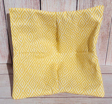 Load image into Gallery viewer, Bowl Cozies - Yellow Diamonds