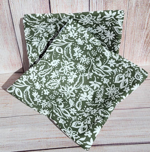 Bowl Cozies - Green and White Floral