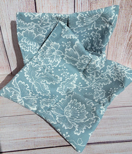 Bowl Cozies - Blue-Grey Floral