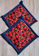 Load image into Gallery viewer, Pot Holders - Watermelon Slices
